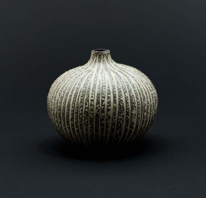 Hovedbilde Vase Bari, Large – Stone Stripe 