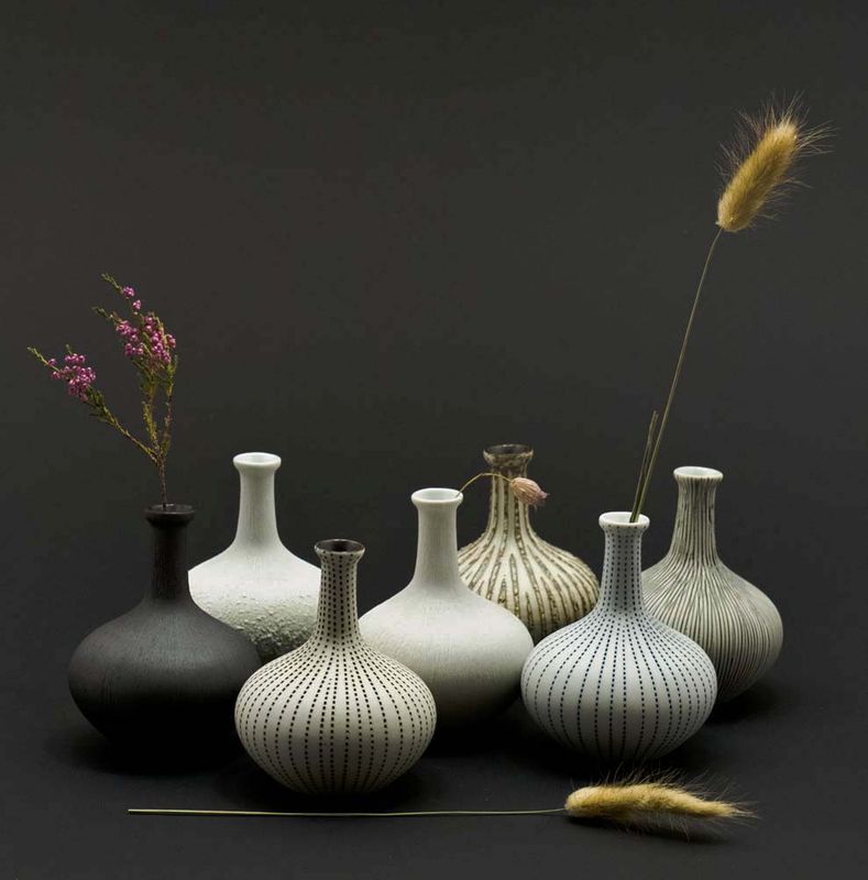 Vase Athen Small Stone Stripe