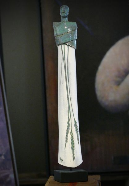 Hovedbilde Strå i grønt  stettskulptur NR 166