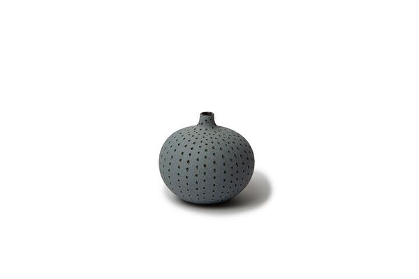 Hovedbilde Vase Bari, Small – Light Blue Dots