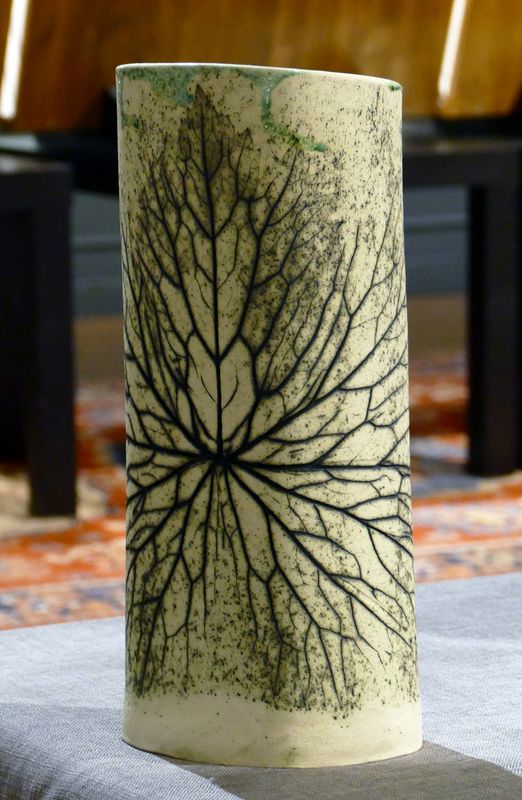 Vase med Tyrihjelmblad Nr: 133