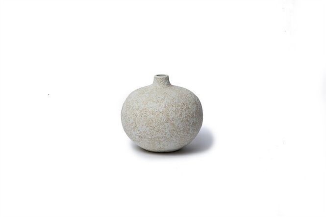 Hovedbilde Vase Bari, Medium – Beige Melange